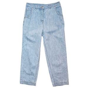 Poetry Jeans Indigo-dyed Hemp & Organic Cotton Lightweight Pale Denim sz 6